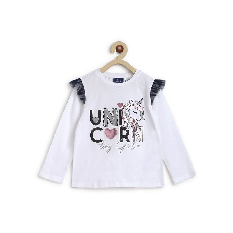 Girls Bronze Long Sleeve Knitted T-Shirt image number null